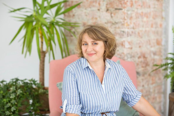 mature woman relaxing
